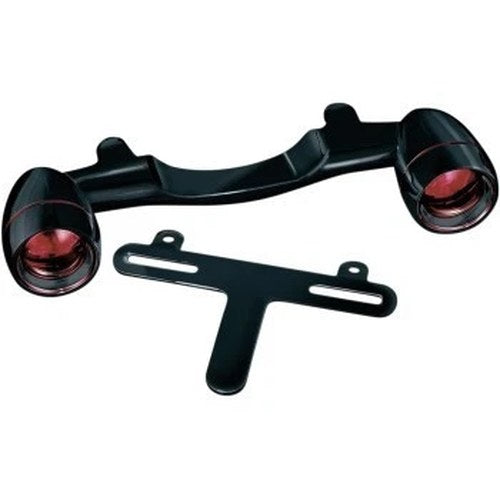 Kuryakyn 5405 Black Bullet Rear Turn Signal Bar for 99-13 Touring & 00-17 Flst