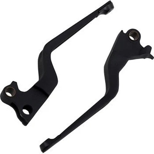 Kuryakyn 6682 Black Dillinger Levers for Harley Big Twin Softail Dyna 96-17