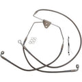 Drag Specialties 1741-2628 Extended Stainless Steel Front Brake Line Kit +10"