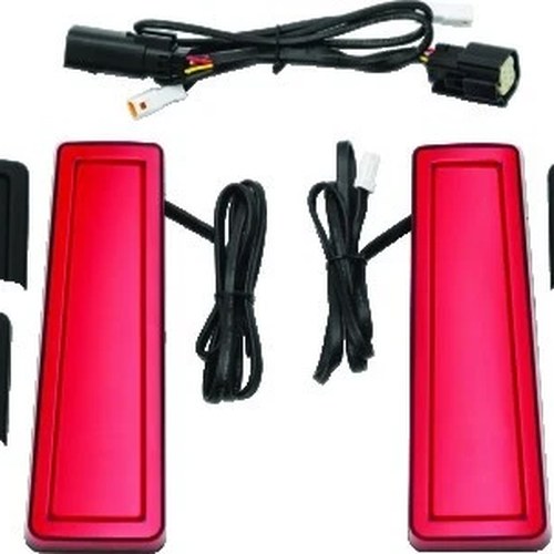 Kuryakyn 2952 Red Lens LED Tracer Filler Panel Lights