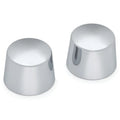 Kuryakyn 1214 Chrome Front Axle Nut Covers Harley Davidson Flt Dyna Softail