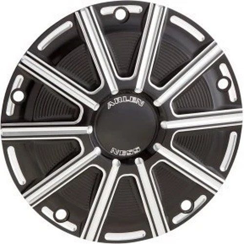 Arlen Ness 700-018 Black 10-Gauge Derby Cover for Twin Cam