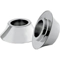 RC Components HD-SPCR-2C Chrome Tapered Front Axle Spacers 08-21 Touring w/o ABS
