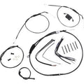 Burlybrand B30-1229 Extended Handlebar Cable and Brake Line Kit for 12" Apes