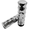 LA Choppers LA-7491-00 Chrome Billet Hex Grips for Harley Electronic Throttle