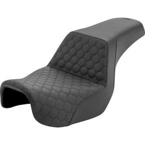 Saddlemen 806-04-177 Honeycomb Step Up Seat Harley Dyna 06-17 New