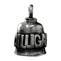 Pewter Motorcycle Gremlin Bell Dilligaf Do I Look Like I Give a Made in the Usa