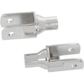 Drag Specialties DS-253507 Chrome Soft-Ride Peg Mounts for Female Harley Mount