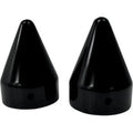 LA Choppers LA-7811-00B Black Spike Axle Cap Set