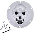 Drag Specialties 1107-0631 Chrome 3-D Skull Derby Cover for 04-21 Sportster