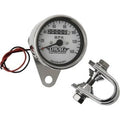 Drag Specialties DS-244135 White 2.4" Mini 2:1 Mechanical Speedometer