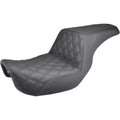 Saddlemen 806-04-172 Step-Up Seat Front Lattice Stitch for 06-17 Dyna