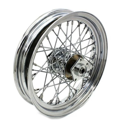 V-Twin 52-0131 Chrome 40 Spoke 16" x 3.00" Front Wheel for 80-83 Fxwg