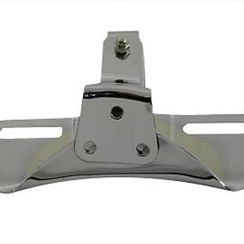V-Twin 31-0158 Chrome 3-Bolt License Plate Frame Bracket for Harley