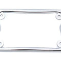 V-Twin 42-1070 Chrome Skull License Plate Frame for 4" x 7" Motorcycles