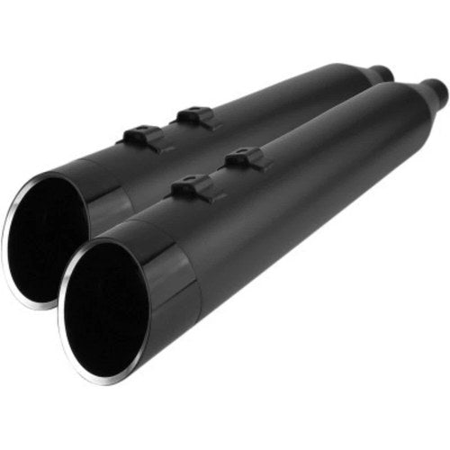 Khrome Werks 4.50" HP-Plus Slip-On Mufflers Black Edge for 95-16 Touring
