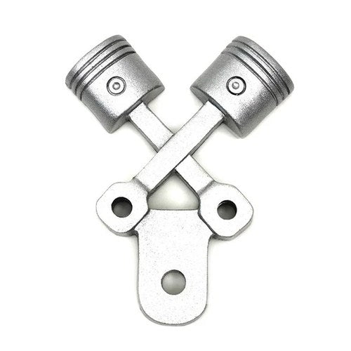 V-Twin 48-1609 Piston License Plate Topper