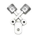 V-Twin 48-1609 Piston License Plate Topper