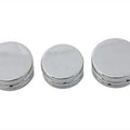 V-Twin 37-9520 39mm Fork Stem Nut Cover Flat Top Style