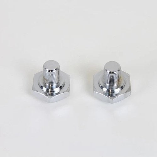 V-Twin 24-0186 Chrome Fork Tube Cap Non-Vented