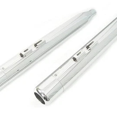 V-Twin 30-3195 4" Muffler Set with Chrome Hollow Point End Tips