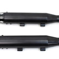 V-Twin 30-1617 Black Tapered Revolver Tip Muffler Set Black