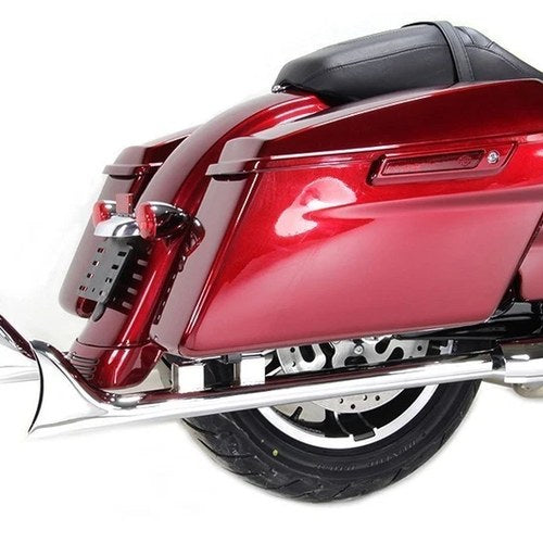 V-Twin 30-1148 M8 33" Straight Fishtail Exhaust Extension Set Chrome