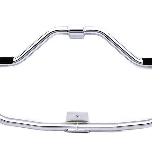 V-Twin 51-0888 Chrome Front Engine Bar with Footpeg Pads