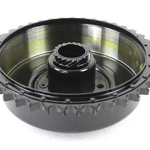 V-Twin 23-1017 Rear Brake Drum Black with Sprocket