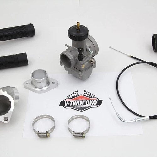 V-Twin 35-0696 38mm Oko Flatslide Carburetor Kit