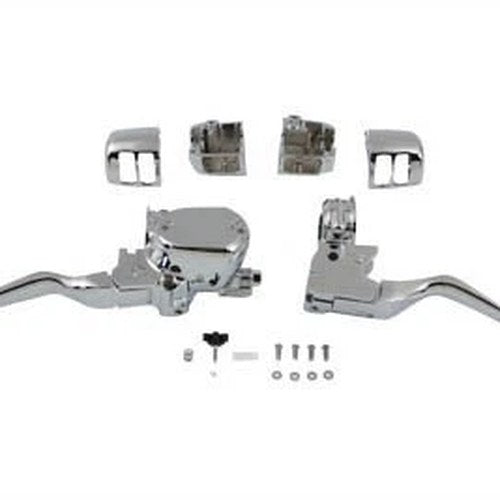 V-Twin 22-0826 Handlebar Control Kit Chrome