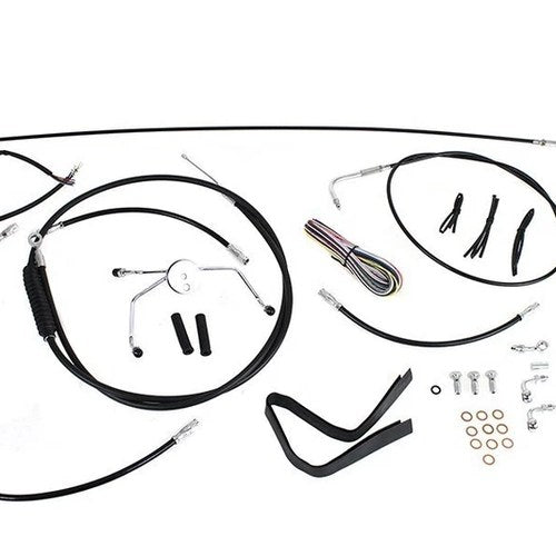 V-Twin 12"-14" Handlebar Cable and Brake Line Kit