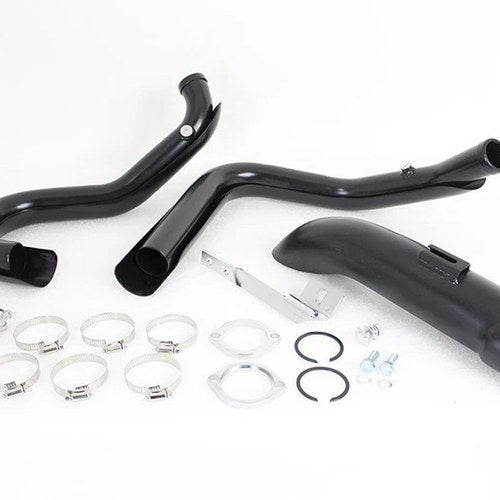 V-Twin 29-0937 Wyatt Gatling 1-3/4" 2 into 1 Exhaust Header Set Black
