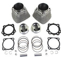 V-Twin 11-1273 1270cc Cylinder and Piston Conversion Kit Silver