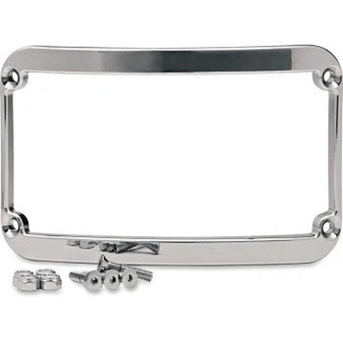 Klock Werks KWS-01-0082-C Chrome License Plate Frame for Benchmark Fender
