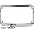 Klock Werks KWS-01-0082-C Chrome License Plate Frame for Benchmark Fender