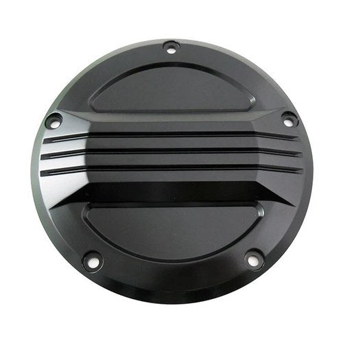 V-Twin 42-1377 Black Air Flow Clutch Derby Cover for Harley M8 Touring 16-25