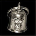 Pewter Motorcycle Gremlin Bell V-Twin Harley Motorcycle Motor Engine Made in Usa