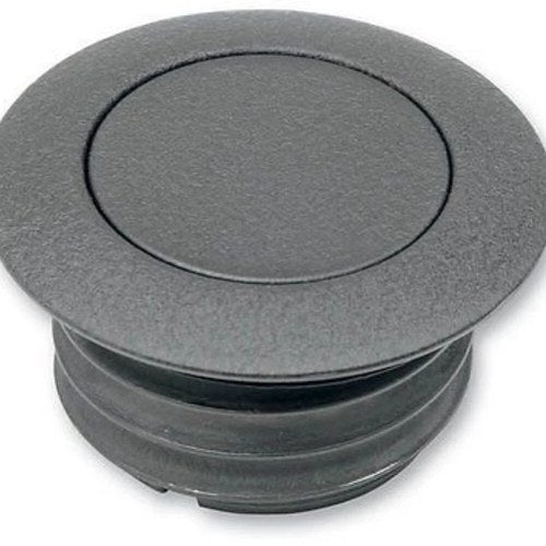 Drag Specialties 0703-0324 Wrinkle Black Pop Up Right Hand Thread Vented Gas Cap