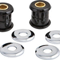HardDrive 30-963A / 820-1302 Handlebar Riser Bushings Black Polyurethane