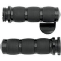Avon Grips AIR-96-BOSS 3-Ring Velvet Air Grips Black for Cable Op Throttle