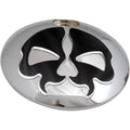 Drag Specialties 0703-0791 Chrome & Black Skull Fuel Console Door for 08-24