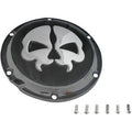 Drag Specialties 1107-0551 Black Split Skull Derby Cover for 04-22 Sportster