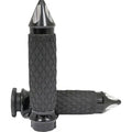Avon Black Diamond Contour Spike Hand Grips for Harley Cable Op Throttle