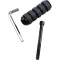 Drag Specialties 1603-0351 Black 3-1/4" Extended Softride Anti-Vibe Shifter Peg