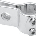 Drag Specialties 2404-0366 Chrome 1-1/8" Three-Piece Clamp - Sold Each