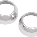 Drag Specialties DS-219995 Chrome Fork Boot Cap Covers for Harley 39mm Front End