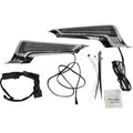 Ciro 40045 Chrome Filler Panel Lights Smoke Lens Red LED