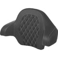 Saddlemen 814-07-15006 Tour-Pak Backrest Pad White Lattice Stitch for 14-24