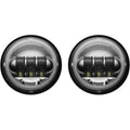 Custom Dynamics 2001-2420 Chrome 4.5" Passing Lamps with Color Changing Halos